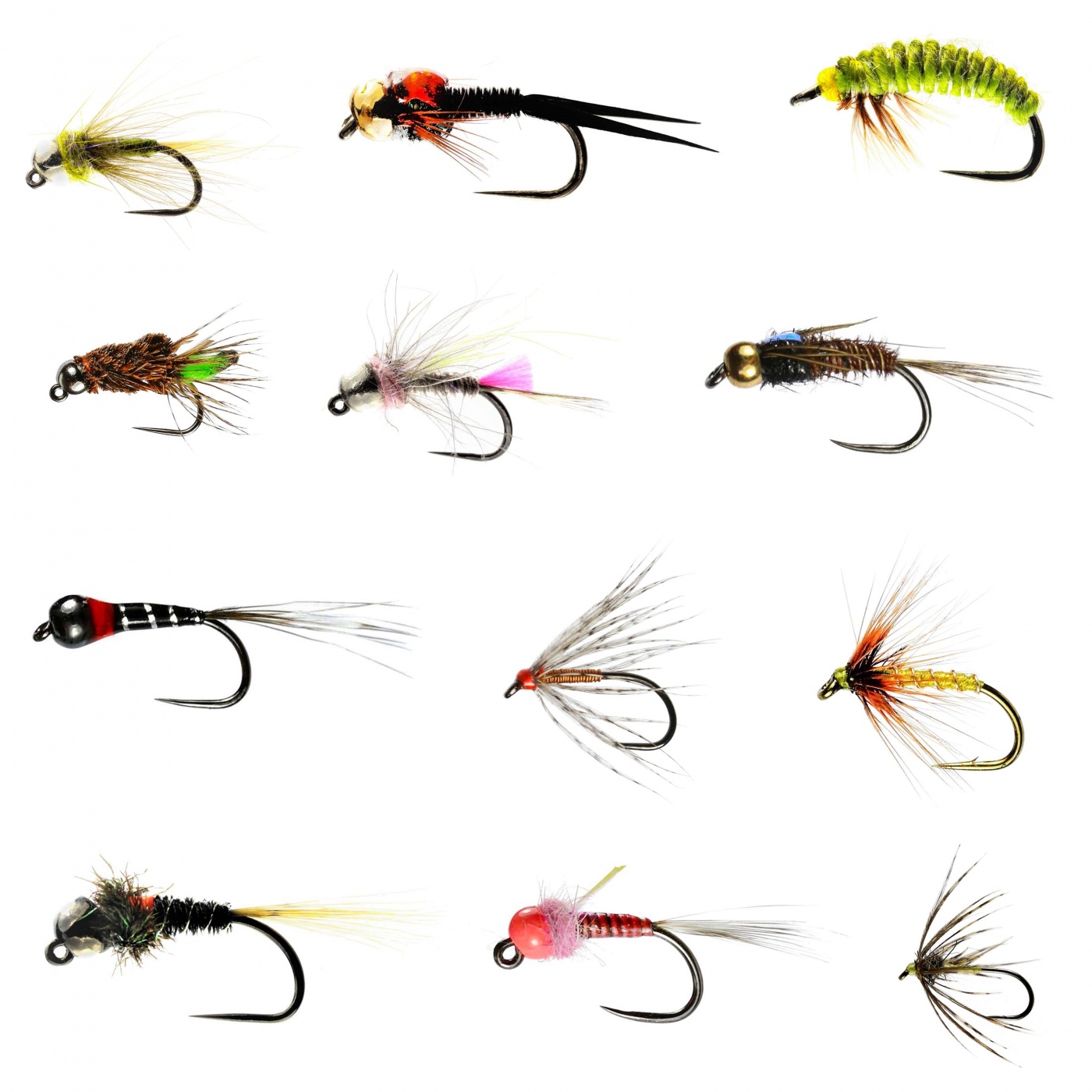 Caledonia Flies Barbed June River Wet Collection Fishing Fly Assortment